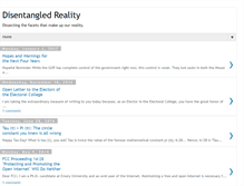 Tablet Screenshot of disentangledreality.com